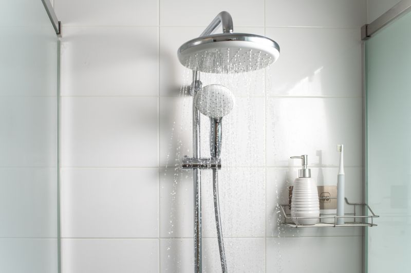 Rain Shower Head with Ceiling Mount